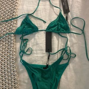 Triangl Swimwear Sparkling Green Bikini bottom
